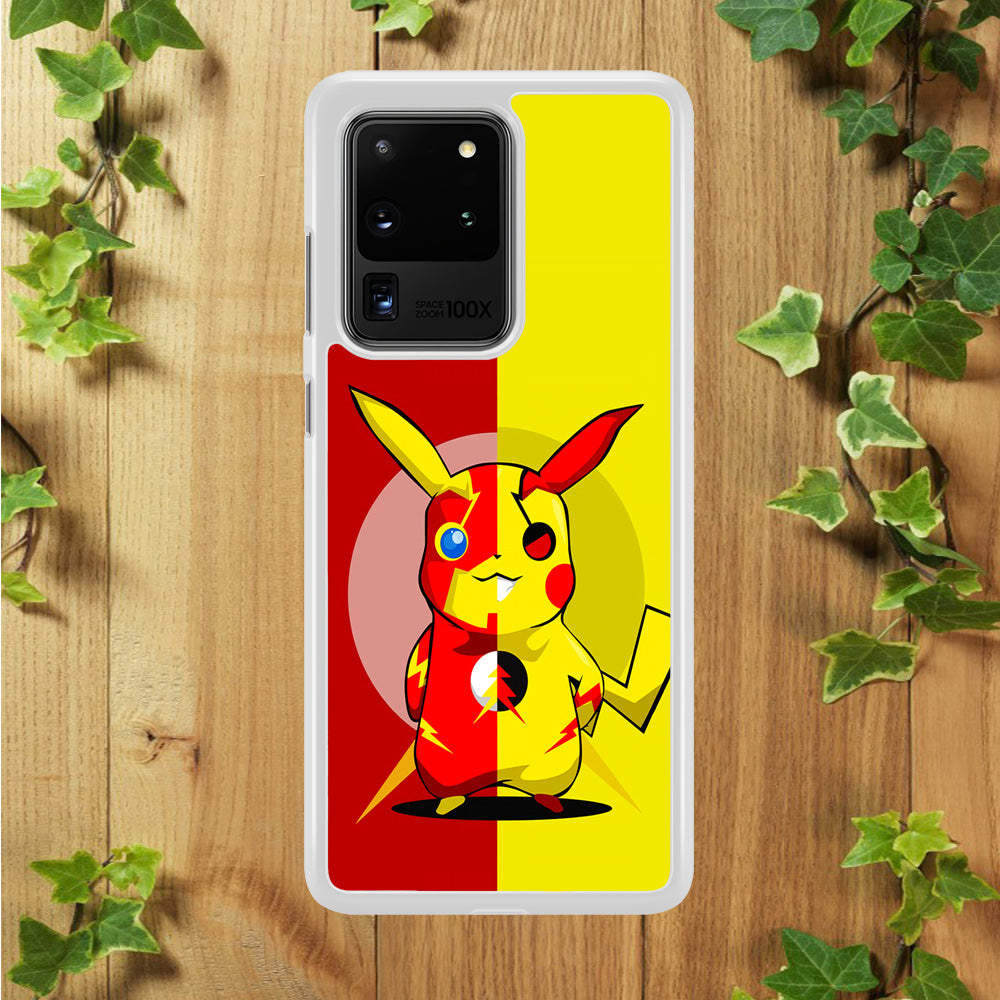 Pikachu and Flash Crossover Samsung Galaxy S20 Ultra Case