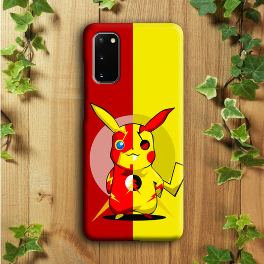 Pikachu and Flash Crossover Samsung Galaxy S20 Case