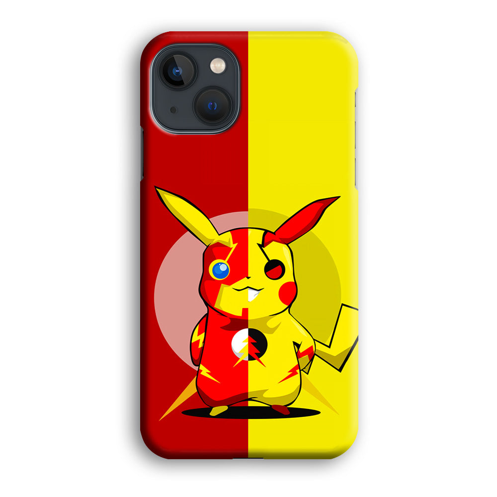 Pikachu and Flash Crossover iPhone 13 Pro Case