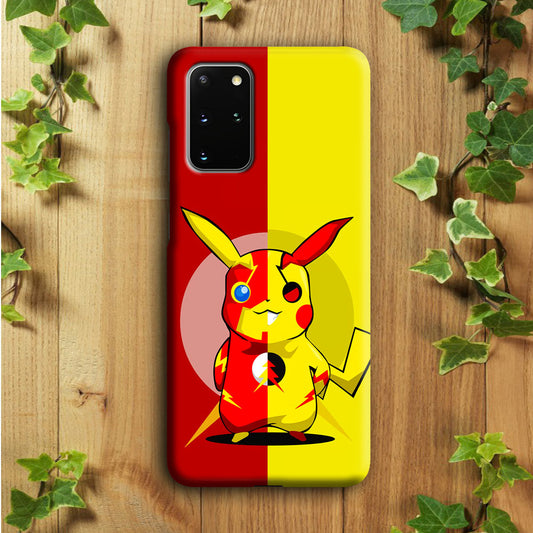 Pikachu and Flash Crossover Samsung Galaxy S20 Plus Case
