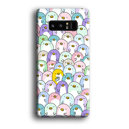 Pinguins Doodle Samsung Galaxy Note 8 3D Case-Xtracase