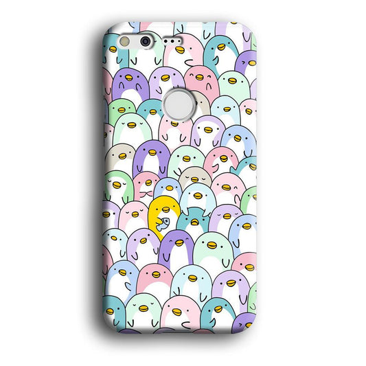 Pinguins Doodle Google Pixel XL 3D Case-Xtracase