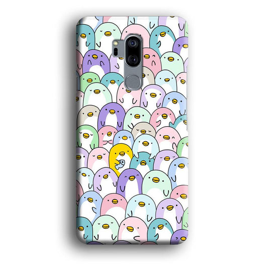 Pinguins Doodle LG G7 ThinQ 3D Case-Xtracase