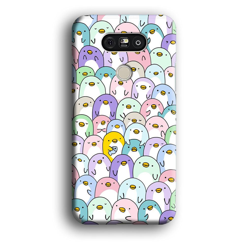 Pinguins Doodle LG G5 3D Case-Xtracase