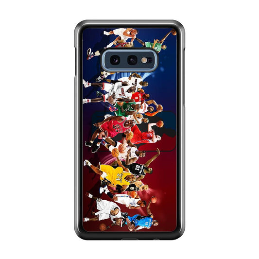 Players NBA Sports Samsung Galaxy S10E Case-Rubber / Black (2D Case)-Xtracase