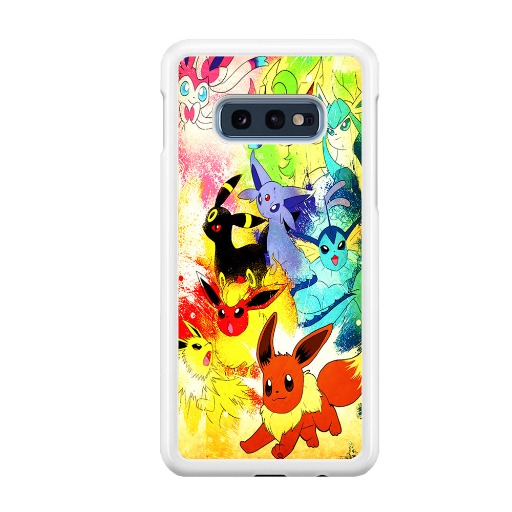 Pokemon Eevee Painting Samsung Galaxy S10E Case