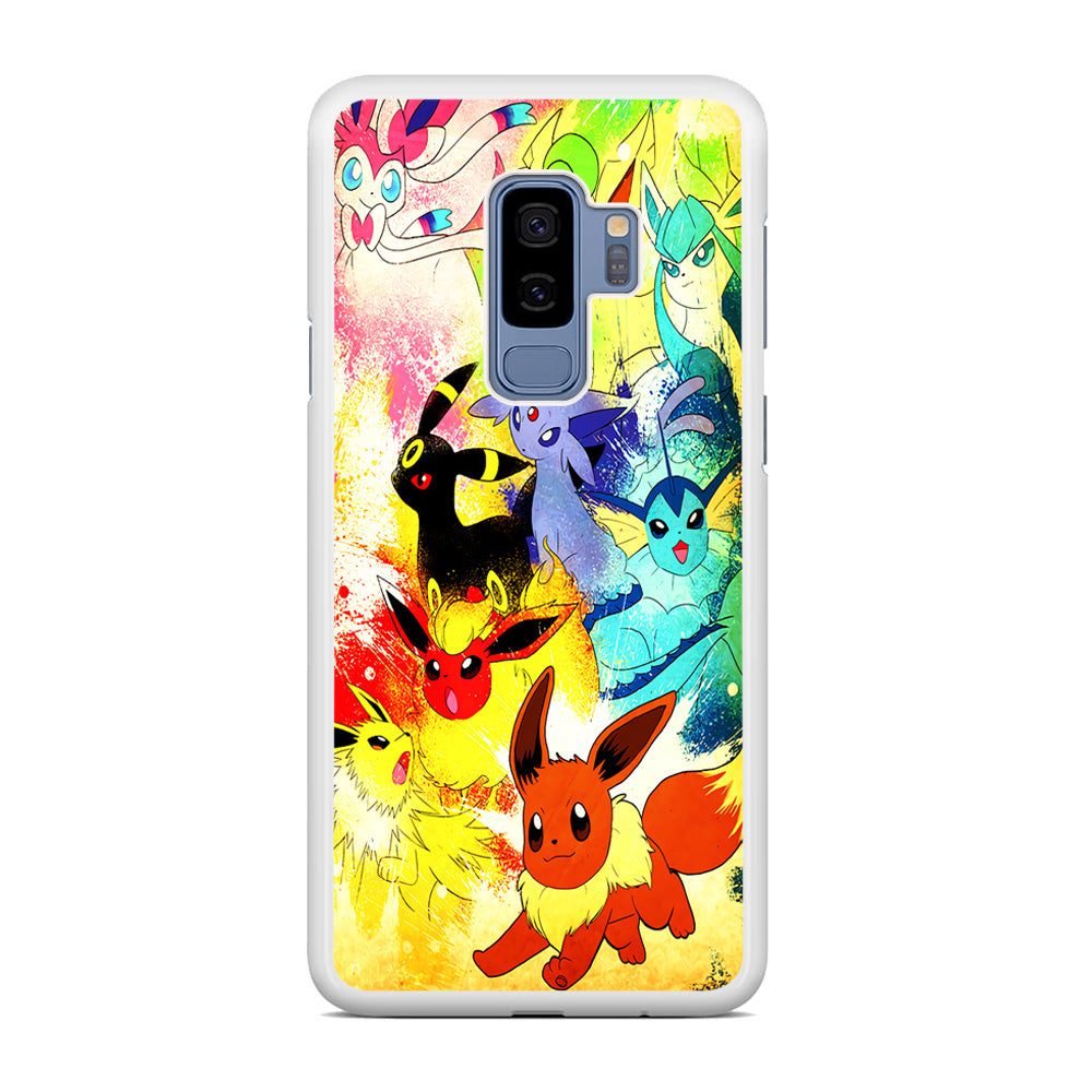 Pokemon Eevee Painting Samsung Galaxy S9 Plus Case