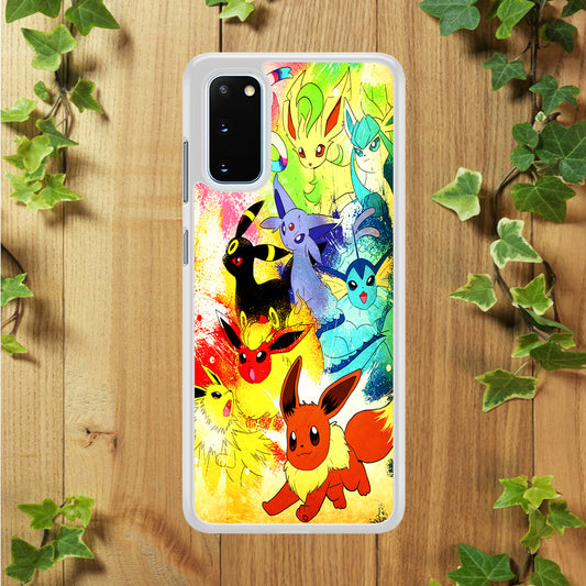 Pokemon Eevee Painting Samsung Galaxy S20 Case