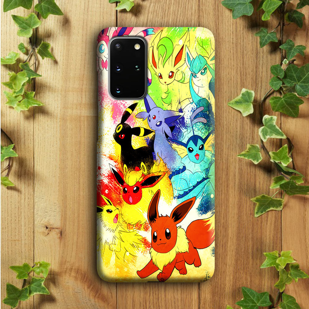 Pokemon Eevee Painting Samsung Galaxy S20 Plus Case