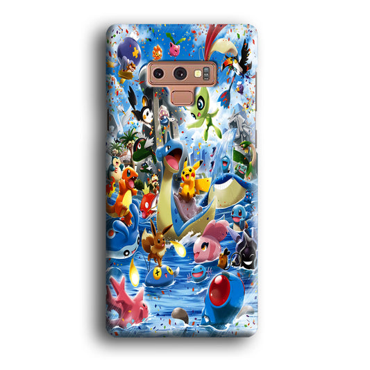 Pokemon Party Samsung Galaxy Note 9 Case
