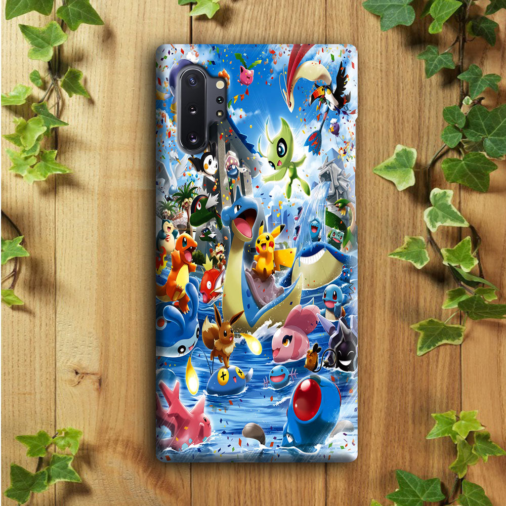 Pokemon Party Samsung Galaxy Note 10 Plus Case
