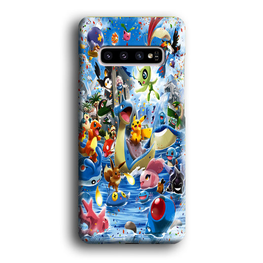 Pokemon Party Samsung Galaxy S10 Case