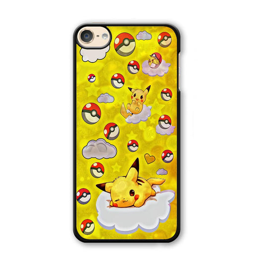 Pokemon Pikachu and Cloud iPod Touch 6 Case-Plastic / Full Wrap (3D Case)-Xtracase
