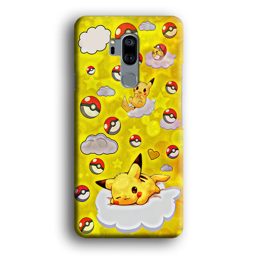 Pokemon Pikachu and Cloud LG G7 ThinQ 3D Case