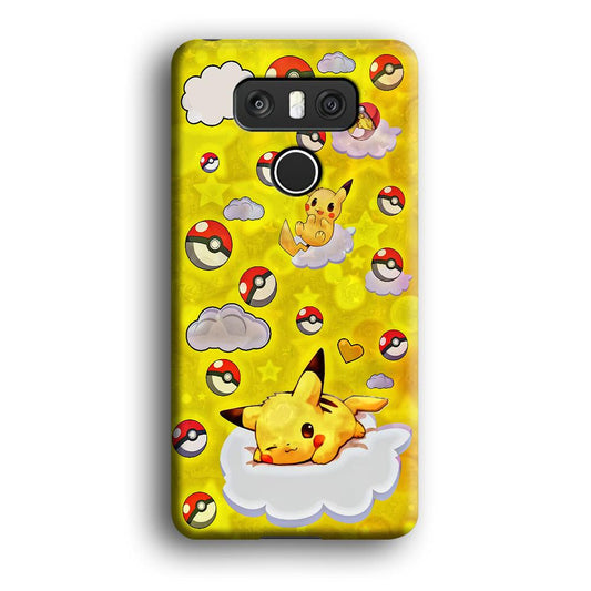 Pokemon Pikachu and Cloud LG G6 3D Case-Xtracase
