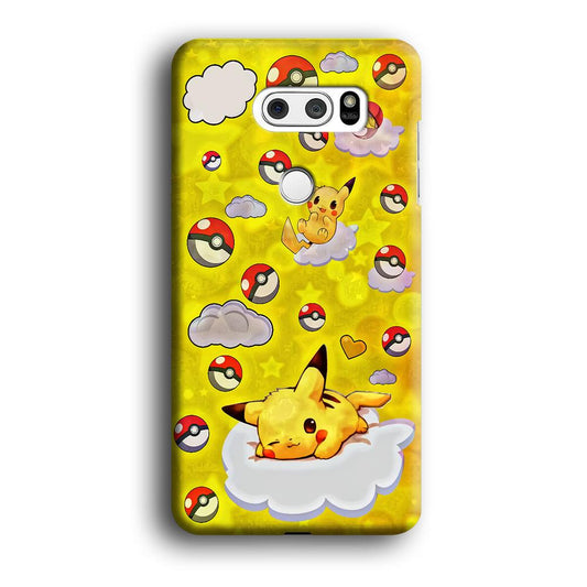 Pokemon Pikachu and Cloud LG V30 3D Case-Xtracase