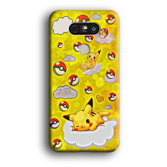 Pokemon Pikachu and Cloud LG G5 3D Case