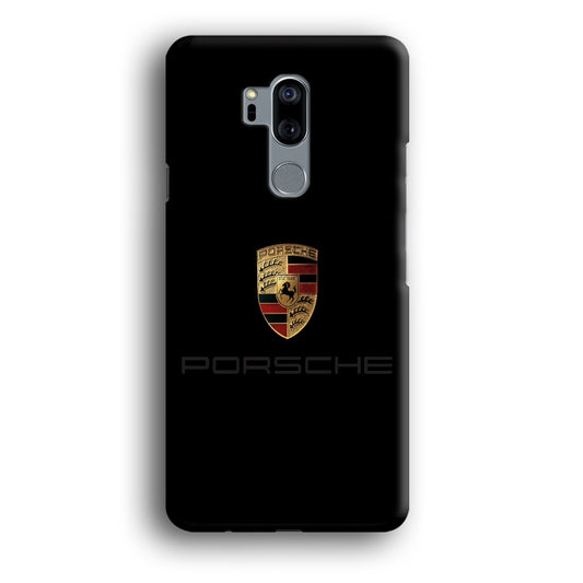 Porsche Logo Black LG G7 ThinQ 3D Case