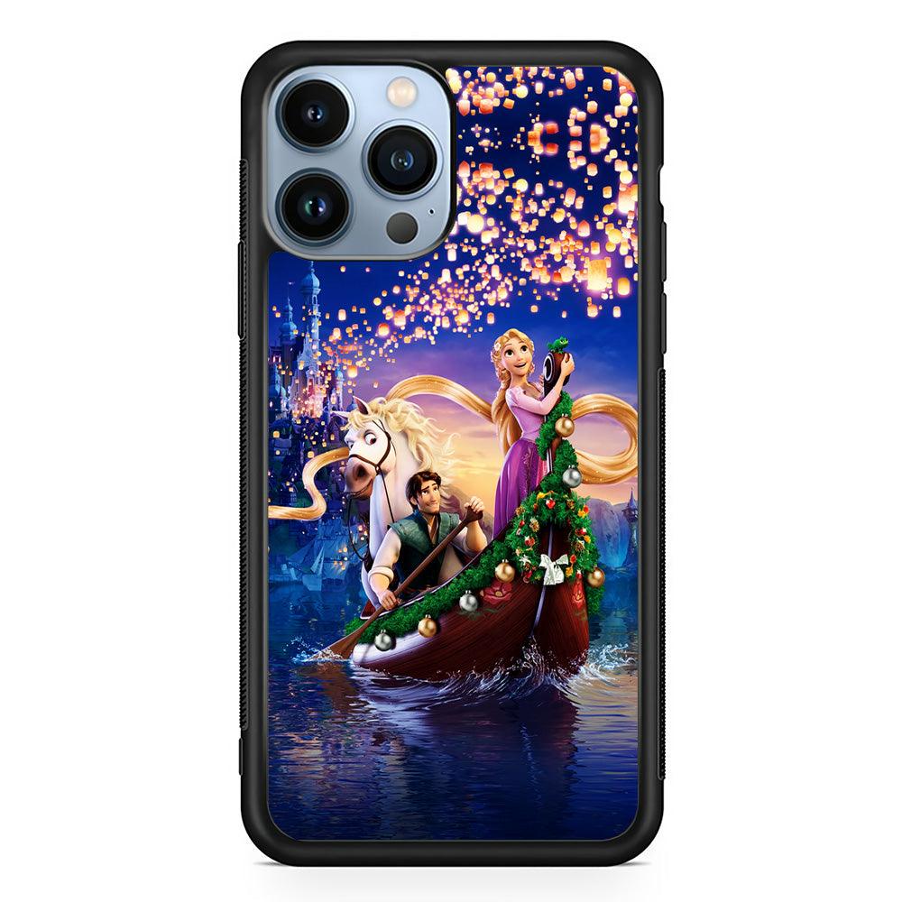Princess Rapunzel iPhone 13 Pro Max Case-Rubber / Black (2D Case)-Xtracase