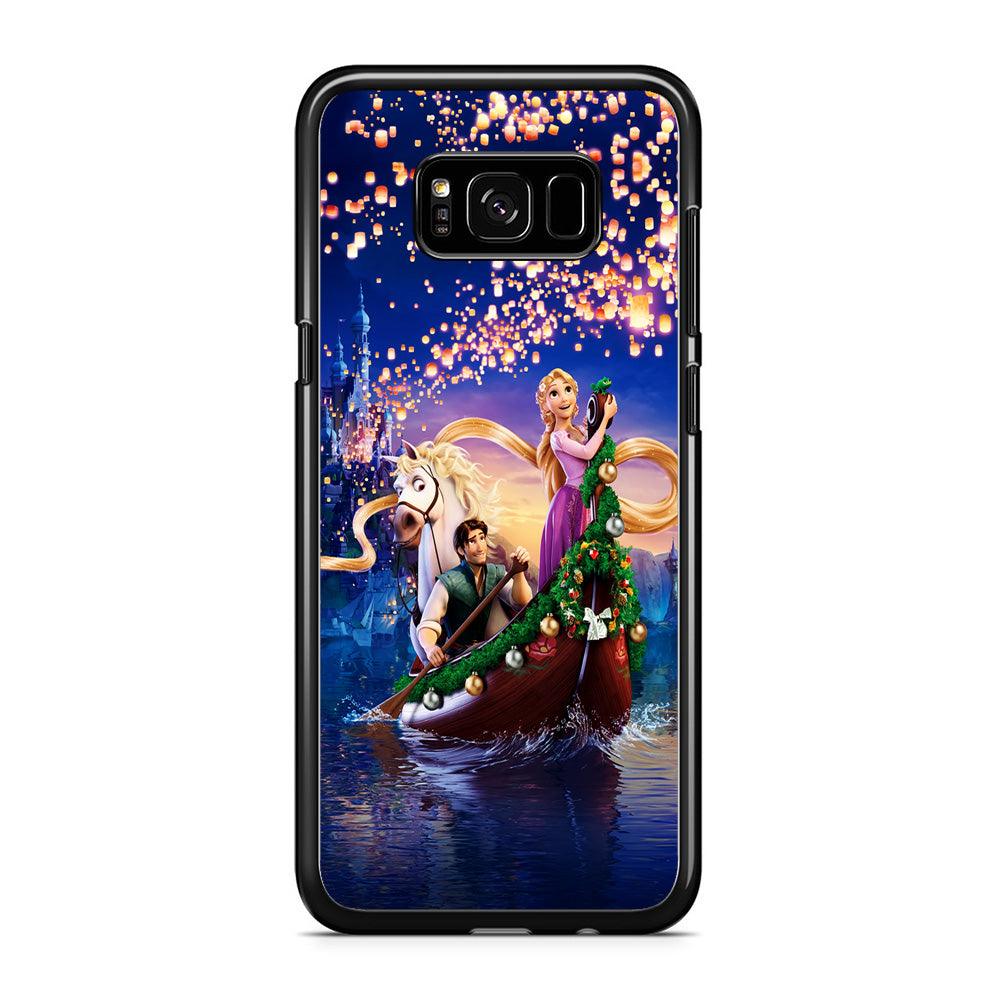 Princess Rapunzel Samsung Galaxy S8 Case-Rubber / Black (2D Case)-Xtracase