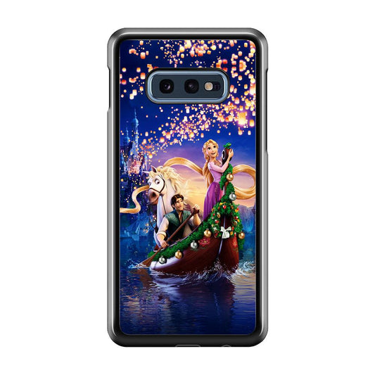 Princess Rapunzel Samsung Galaxy S10E Case-Rubber / Black (2D Case)-Xtracase