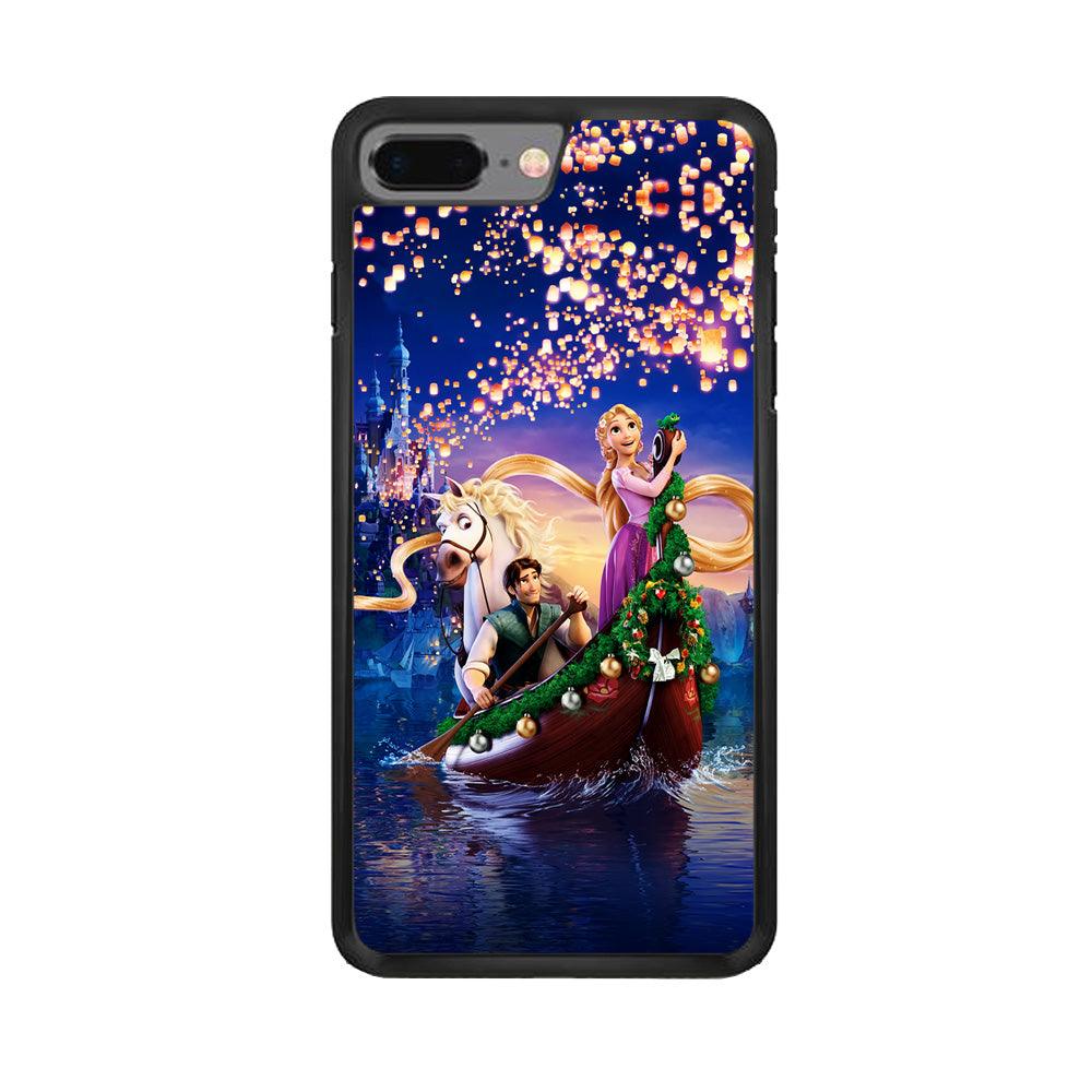 Princess Rapunzel iPhone 7 Plus Case-Rubber / Black (2D Case)-Xtracase