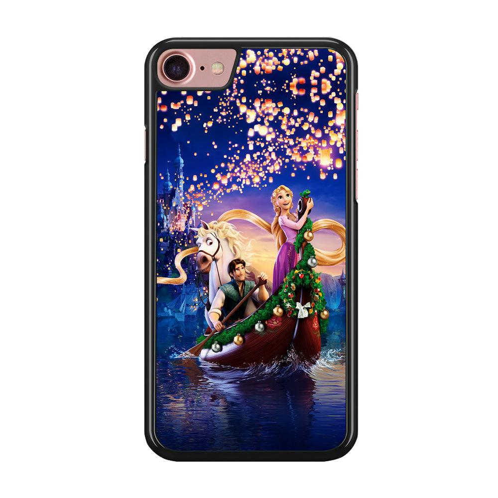 Princess Rapunzel iPhone 7 Case-Rubber / Black (2D Case)-Xtracase