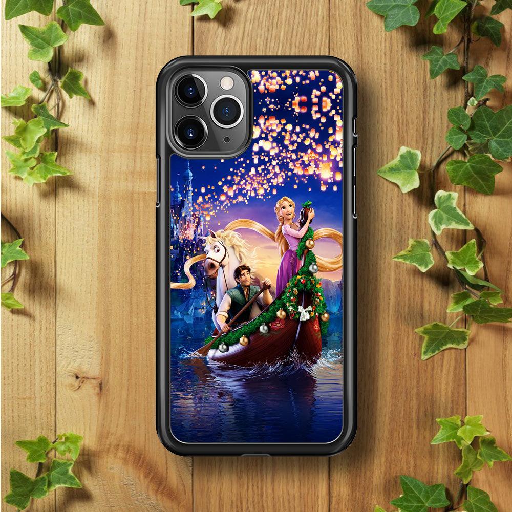 Princess Rapunzel iPhone 11 Pro Case-Rubber / Black (2D Case)-Xtracase