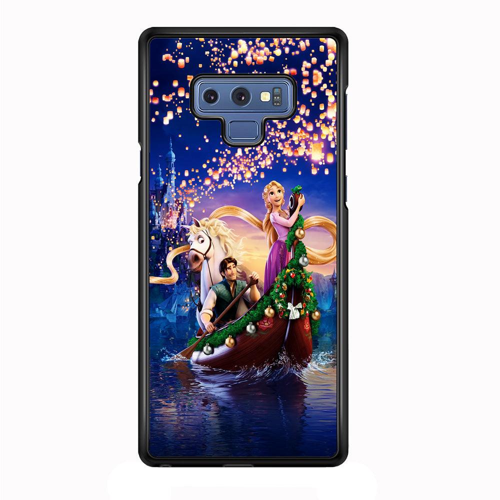 Princess Rapunzel Samsung Galaxy Note 9 Case-Rubber / Black (2D Case)-Xtracase