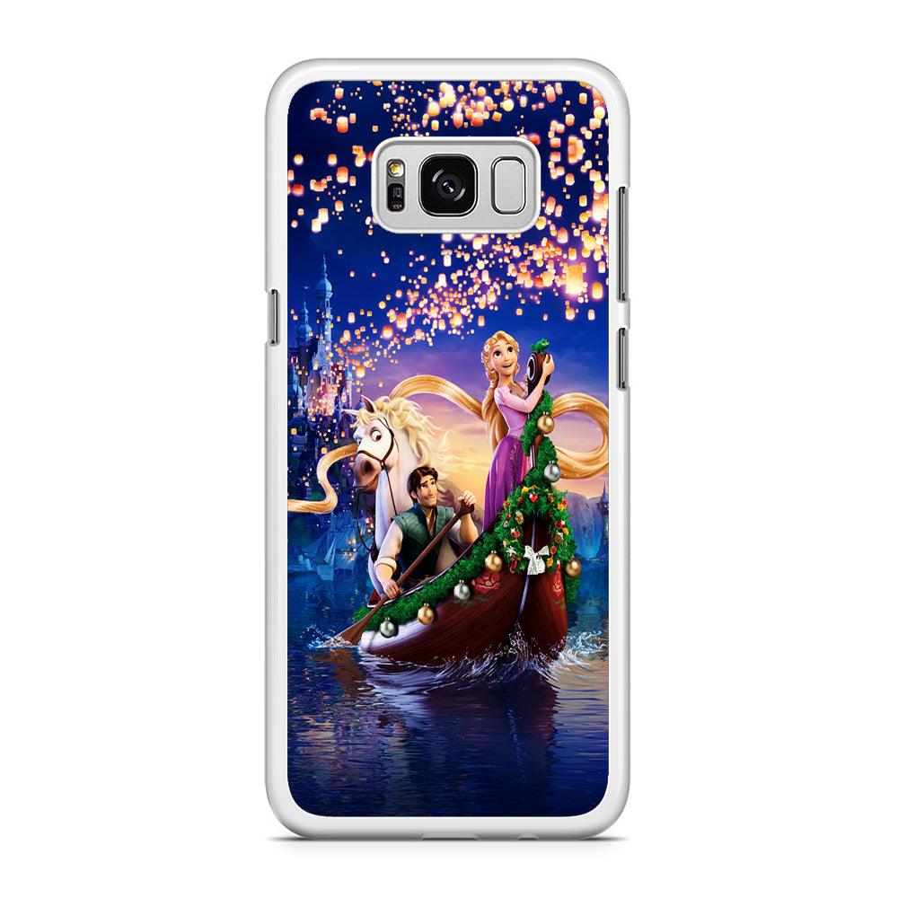 Princess Rapunzel Samsung Galaxy S8 Case-Rubber / White (2D Case)-Xtracase