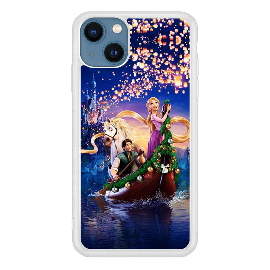 Princess Rapunzel iPhone 13 Mini Case-Rubber / White (2D Case)-Xtracase
