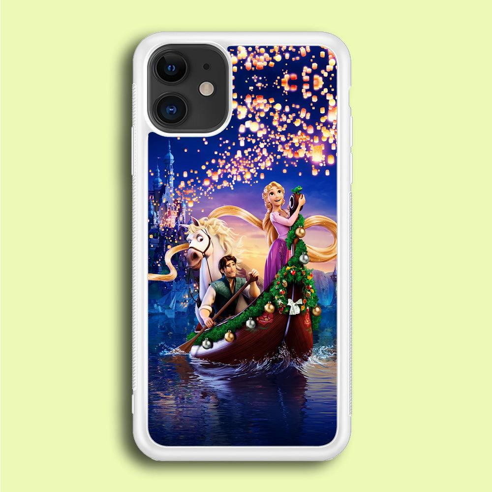Princess Rapunzel iPhone 12 Case-Rubber / White (2D Case)-Xtracase