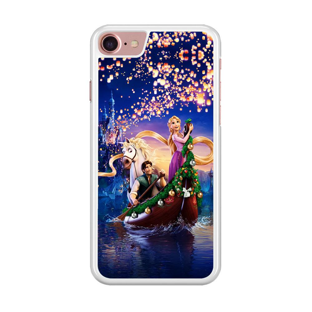 Princess Rapunzel iPhone 7 Case-Rubber / White (2D Case)-Xtracase