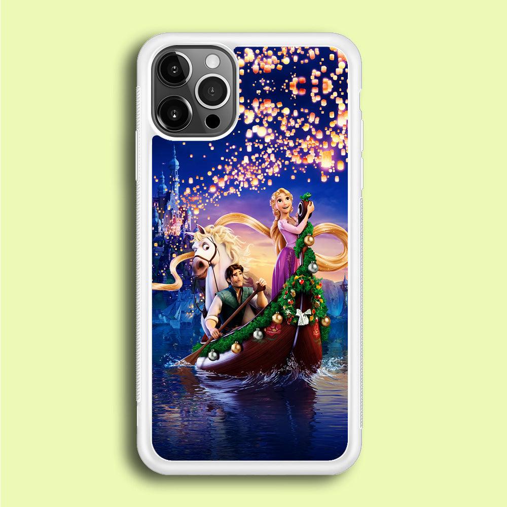 Princess Rapunzel iPhone 12 Pro Max Case-Rubber / White (2D Case)-Xtracase