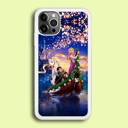 Princess Rapunzel iPhone 12 Pro Max Case-Rubber / White (2D Case)-Xtracase