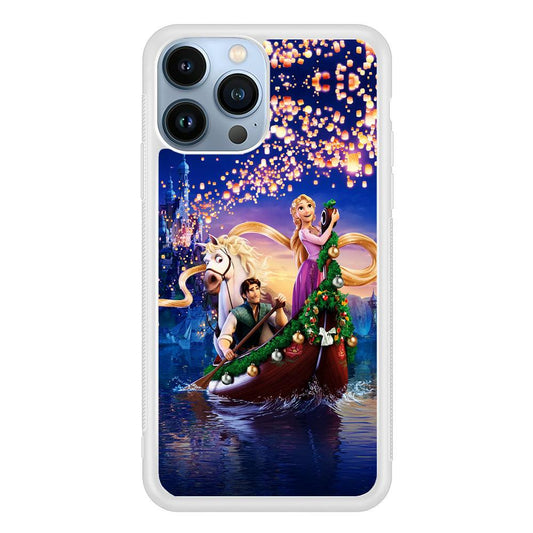 Princess Rapunzel iPhone 13 Pro Max Case-Rubber / White (2D Case)-Xtracase