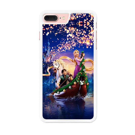 Princess Rapunzel iPhone 8 Plus Case-Rubber / White (2D Case)-Xtracase