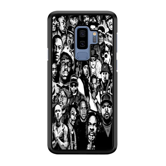Rap Legends Notorious Samsung Galaxy S9 Plus Case-Rubber / Black (2D Case)-Xtracase