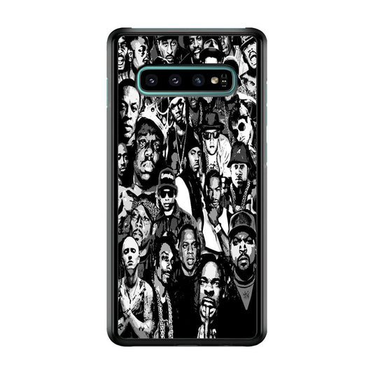 Rap Legends Notorious Samsung Galaxy S10 Plus Case-Plastic / Full Wrap (3D Case)-Xtracase