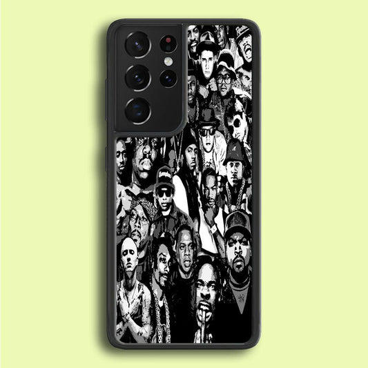 Rap Legends Notorious Samsung Galaxy S25 Ultra Case-Plastic / Full Wrap (3D Case)-Xtracase