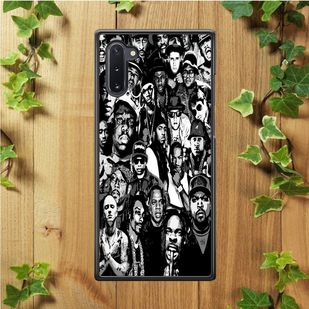 Rap Legends Notorious Samsung Galaxy Note 10 Case-Plastic / Full Wrap (3D Case)-Xtracase
