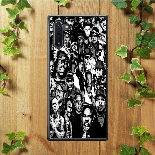 Rap Legends Notorious Samsung Galaxy Note 10 Case-Plastic / Full Wrap (3D Case)-Xtracase