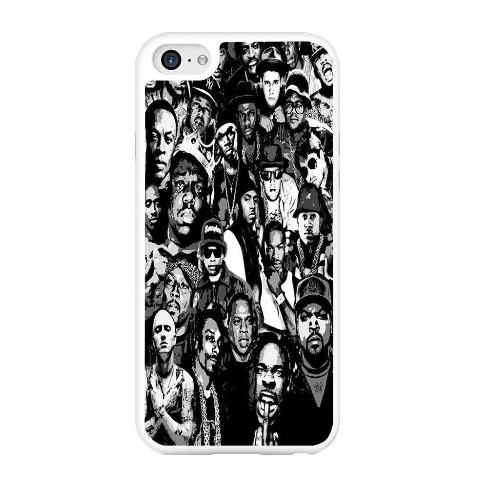 Rap Legends Notorious iPhone 6 | 6s Case-Rubber / White (2D Case)-Xtracase