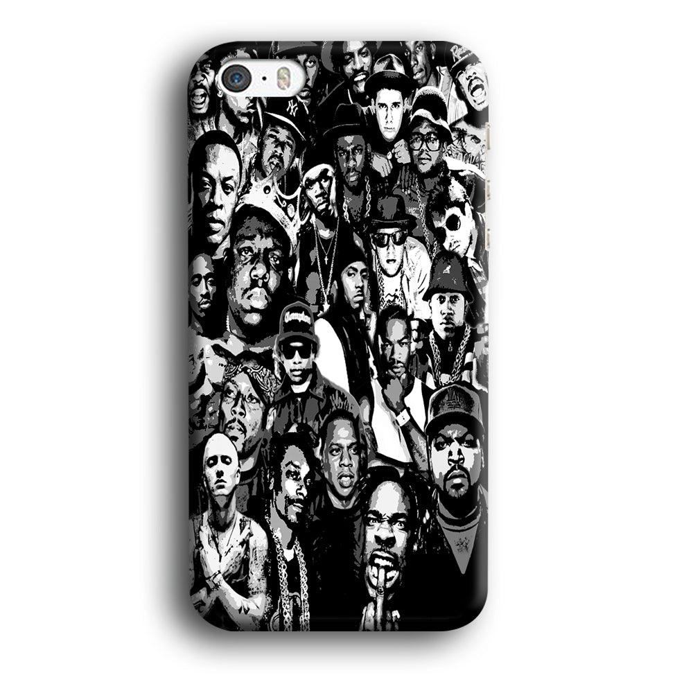 Rap Legends Notorious iPhone 5 | 5s Case-Plastic / Full Wrap (3D Case)-Xtracase