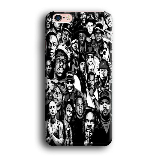 Rap Legends Notorious iPhone 6 | 6s Case-Plastic / Full Wrap (3D Case)-Xtracase