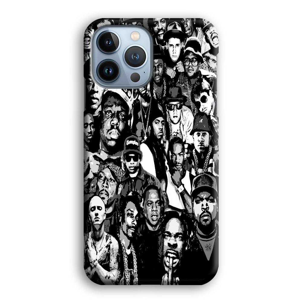 Rap Legends Notorious iPhone 13 Pro Case-Plastic / Full Wrap (3D Case)-Xtracase