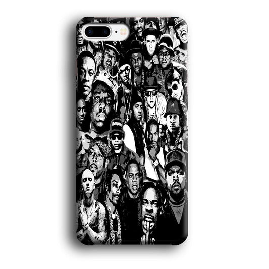 Rap Legends Notorious iPhone 7 Plus Case-Plastic / Full Wrap (3D Case)-Xtracase