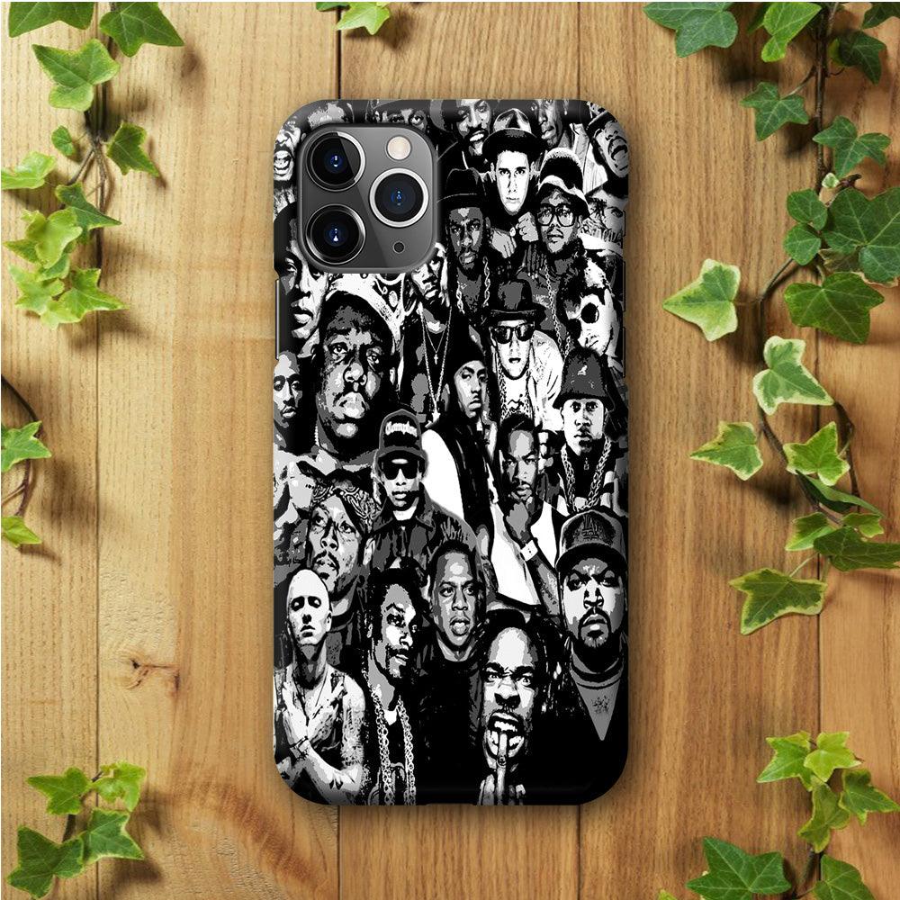 Rap Legends Notorious iPhone 11 Pro Max Case-Plastic / Full Wrap (3D Case)-Xtracase