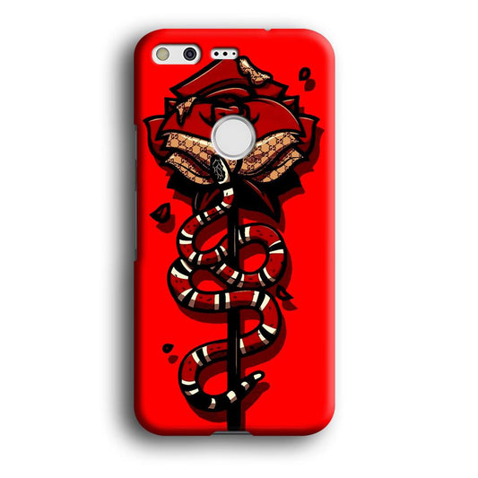 Red Rose Red Snake Google Pixel 3D Case-Xtracase