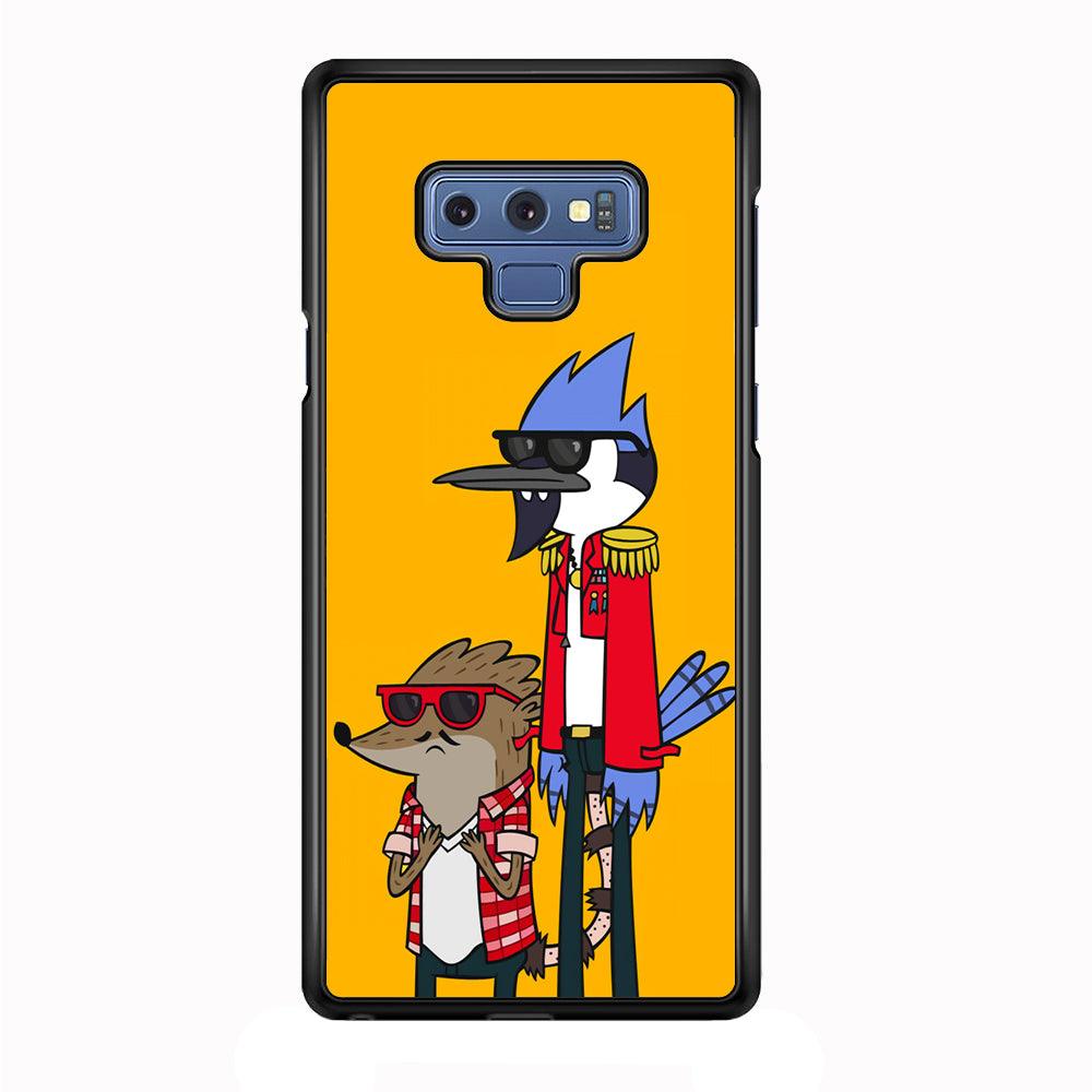 Regular Show Rigby and Mordecai Samsung Galaxy Note 9 Case-Plastic / Full Wrap (3D Case)-Xtracase